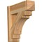 Ekena Millwork Merced Rough Sawn Arts and Crafts Outlooker, Western Red Cedar, 8"W x 24"D x 24"H OUT08X24X24MRC03RWR - alternate 1